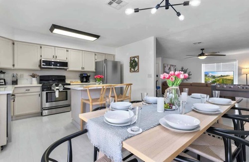 Henderson House | Luxury 4BR Retreat with Pool, Arcade, and Games