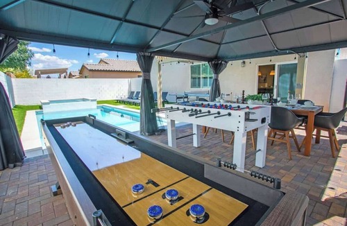 North Las Vegas House | Luxury 7BR Home | Theater, Pool, Spa & Games