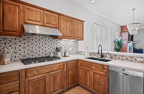Desert Hot Springs House | Luxury Desert Pueblo! Heated Pool & Spa, Game Room, Koi Pond, 120" Movie Screen!
