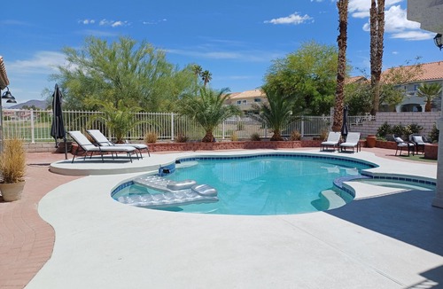 Green Valley House | Luxury GOLF Front Amazing View 5/3 POOL SPA Pets OK 10 mn Strip
