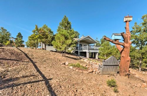 Timberland Acres House | Majestic Views & Wraparound Deck: Show Low Haven