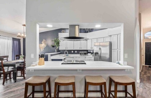 Garden Lakes Landing House | Modern 3BR w/Private Heated Pool Near Westgate + Cardinals Stadium + Race Way,