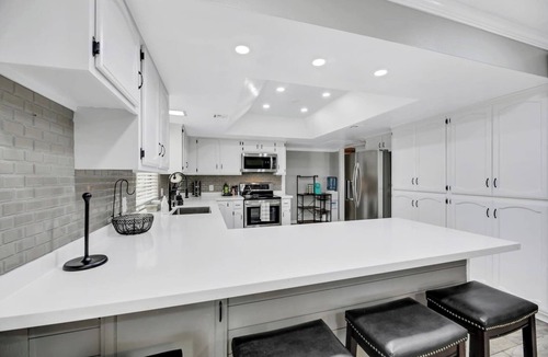 Las Vegas Villa | Modern Farmhouse Villa w/Theater Room and Hot Tub