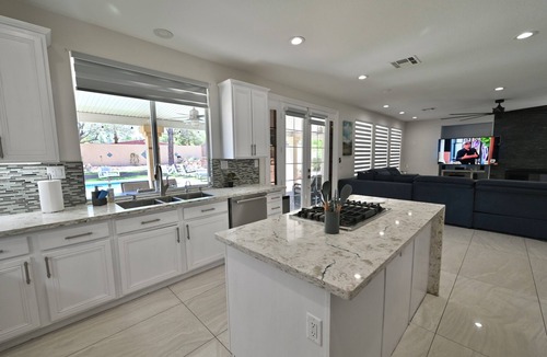 Las Vegas House | Modern home 12 min from strip, Swimming pool , , enclosed yard, backyard oasis