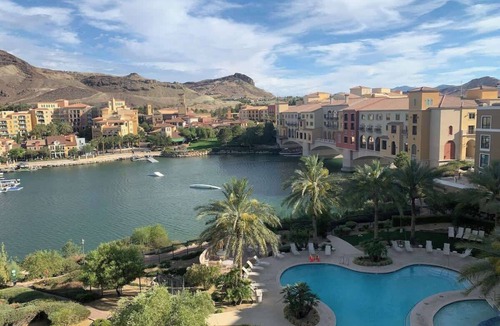 Lake Las Vegas Condo | Modern Luxury with Top Floor Lake View