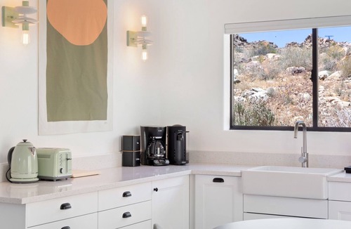 Joshua Tree House | Moonbeam Mountain - Stylish Home W/private Boulders + Hot Tub! 4 Bedroom Home by RedAwning