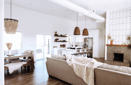 Paradise Valley Village House | NEW! Desert Oasis with Pool, hot tub, fire pit & rooftop city & desert views
