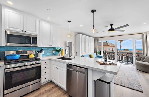 San Clemente Apartment | Oceanview Beach Retreat Walk to Pier AC Pets ok