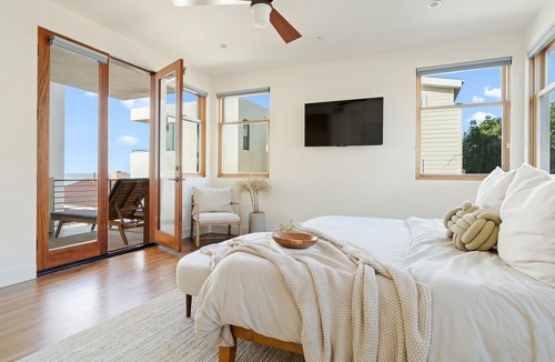 Sand Section House | Oceanview Lux Home| Steps to Beach | 3 King Beds