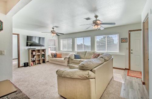 Show Low Apartment | Patio, Grill & Fire Pit: Show Low Escape!