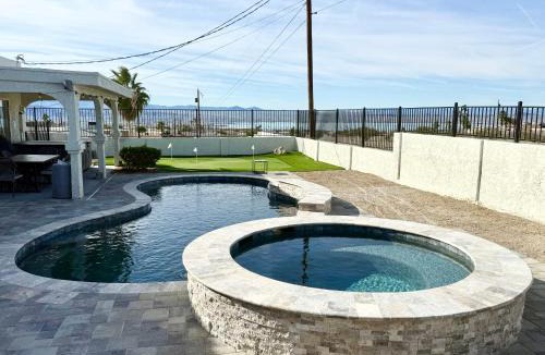 Lake Havasu City House | Peaceful Desert Villa Amazing View, Pool, Spa