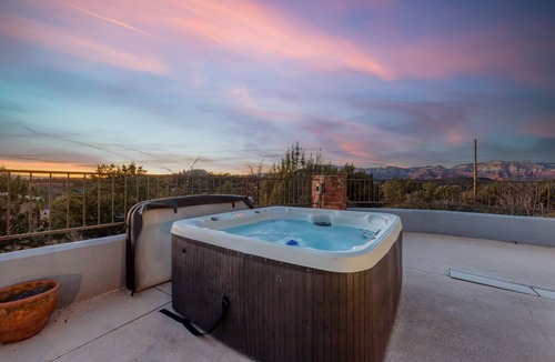 West Sedona House | Peaceful Luxury West Sedona Heated Pool & Hot Tub