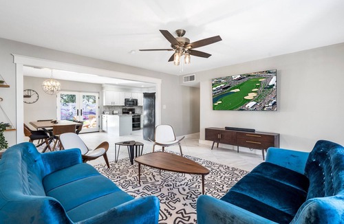 Cox Heights House | Pool & Art Lover Oasis near Old Town w/Mini Golf