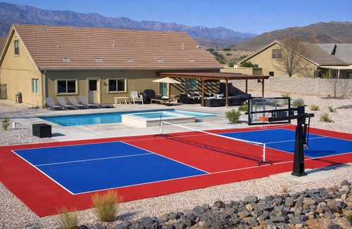 La Verkin House | Private Pool & Spa, Pickleball, King Beds, Near Zion, Sleeps 16+, Game Room