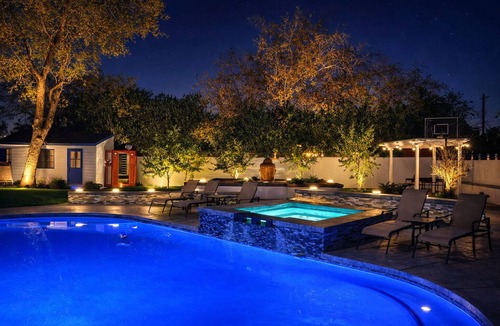 McNeil Estates Villa | Private Villa w/Pool, Spa, Gym, Sauna, Spectacular Backyard, & 2 miles to Strip