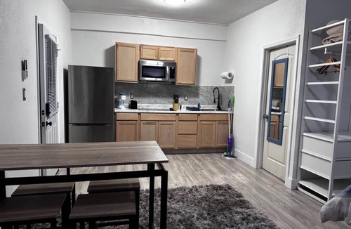 Las Vegas Apartment | Privet Studios separate entry and full kitchen we are conveniently located