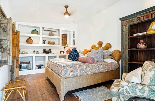 Magnesia Falls Cove House | Rejuvenating retreat with pool, artistic finishes, & mtn views - dog-friendly