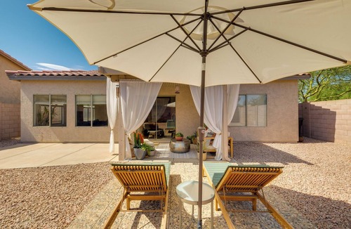 Cooper Commons Cottage | Relax Poolside! Retreat 2 Mi to Santan Mtn Casino