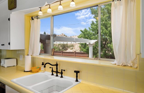 Prescott House | Rockhouse Historic Retreat Vacation Rental | 1-BR House Scenic Dells, Prescott | Timeless Décor Walking Access to Trails