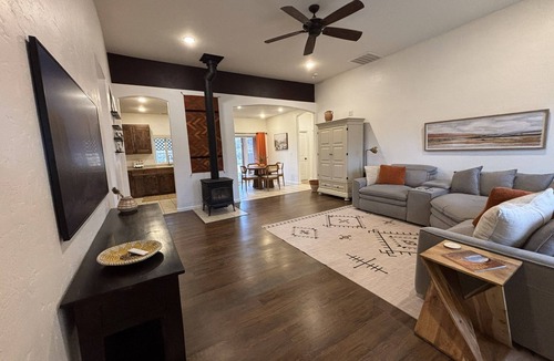 Moab South Valley House | Rooted in Moab, Desert Retreat, Near Kens Lake with RV Parking