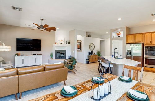 Continental Reserve House | Saguaro Sanctuary: Tucson Home w/Outdoor Oasis