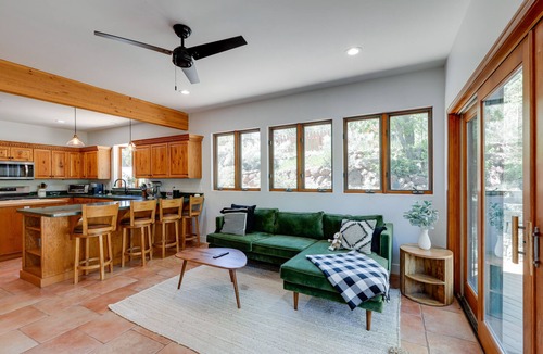 Swiss Manor House | Spacious Flagstaff Home w/Hot Tub & Fire Pit!