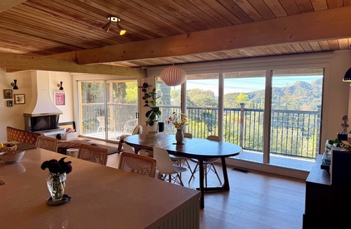 Chevy Chase House | Spacious Hillside Mid-century Designer Home with Views