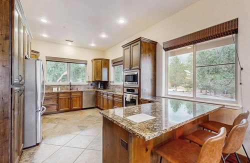 Flagstaff House | Spacious home w/private sauna, game room & covered patio - shared pool/hot tub