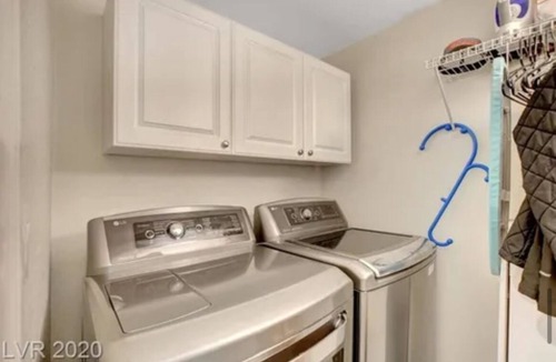 Summerlin House | Spacious home with grass backyard, fire pit, & craft bar!