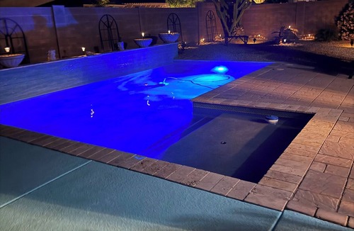 San Tan Valley House | Spacious open concept rancher with private heated pool in Johnson Ranch
