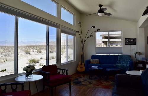 Desert Hot Springs Resort | Spectacular Desert Tiny Home with Views and Mineral Hot Springs