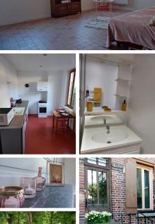 Joigny Apartment | Studio avec une cour.