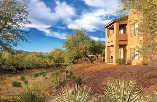Rancho Vistoso Condo | Studio Condo with Mini Kitchen in Oro Valley, AZ at Rancho Vistoso Resort!