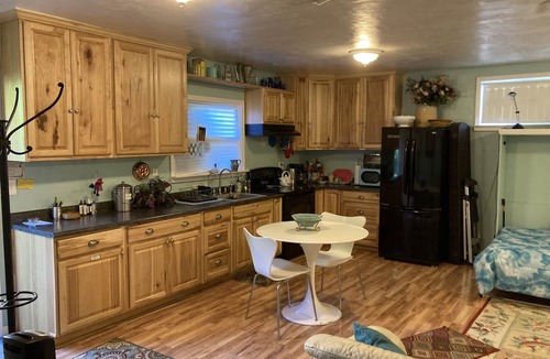 Willits Cottage | Studio in Town Center - between the Beach and Giant Redwoods