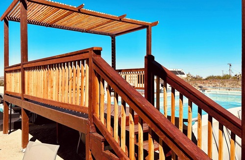 Joshua Tree Villa | Stunning 3-Bed/2-Bath Villa with Hot Tub, Pool, & Garden in Joshua Tree