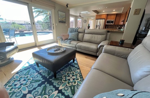 The Pueblo House | Summerlin Sanctuary! Luxury View Home 4/3 Pool Spa BBQ Pets OK!
