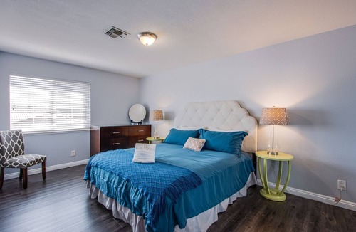 Rancho Oakey House | Sunshine Oasis, Min from Strip w/ Pool & Spa
