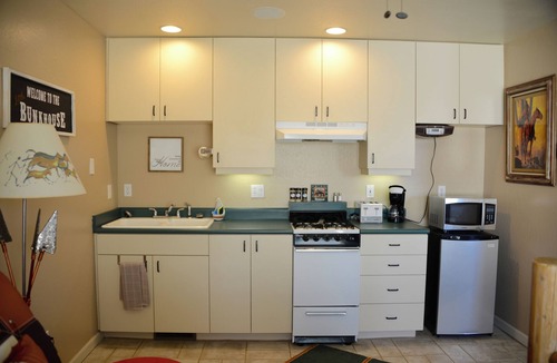 Williamson Apartment | The Little Bunkhouse is on 7 acres of walk ways, a camp site and putting green.