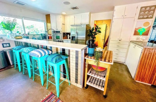 Twin Palms House | The Twin Palms Art House, your vibrant midcentury modern Palm Springs home base