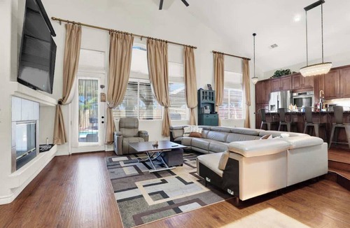 Silverado Ranch House | Tropical 4BR Oasis w/Pool & Jacuzzi Near Strip!