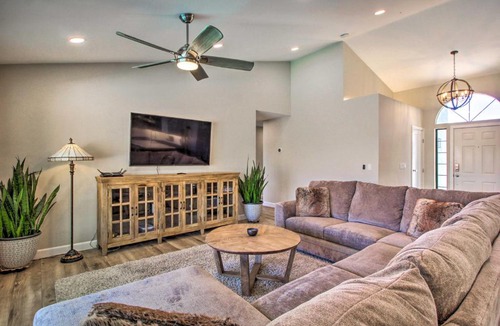 South Harrison House | Updated Tucson Home with Pool, Grill, Mtn Views
