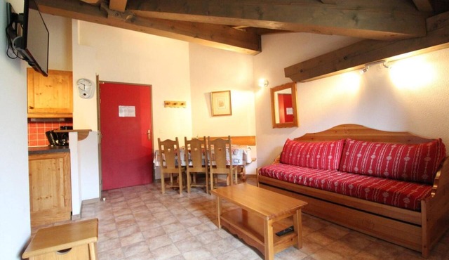 4th floor, balcony, tv, ski locker, 38m², Val Cenis in Lanslevillard