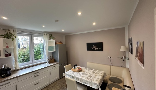 A bright, modern, and spacious vacation apartment on a south-facing slope in a health resort in Friedrichroda