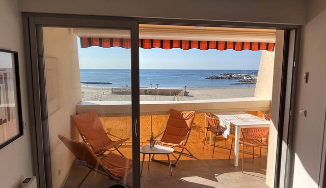 Appart. 75 m2 2 bedrooms location facing the sea and in the heart of Palavas in Palavas-Les-Flots