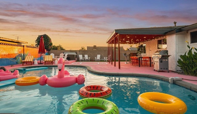 Bright Anaheim Escape | Pool + Backyard Fun