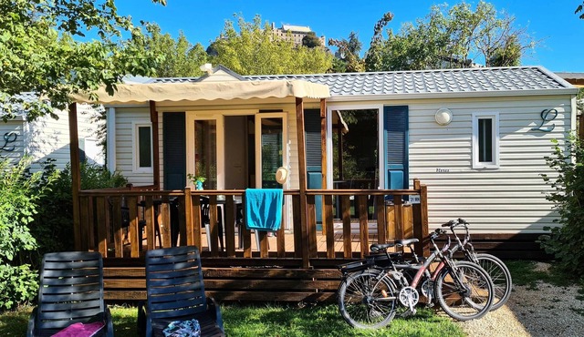 Camping les Calquieres**** - Mobile home Sunny 3 rooms 4 people in Severac D'aveyron