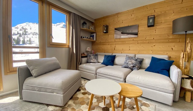 Charming apartment, 2 bedrooms, south facing, at the bottom of the slopes in AVORIAZ