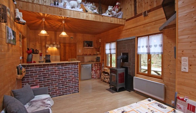 Charming Chalet with Nature Views, Near Colmar & Gérardmer, Ideal for 4, Free WiFi in Plainfaing
