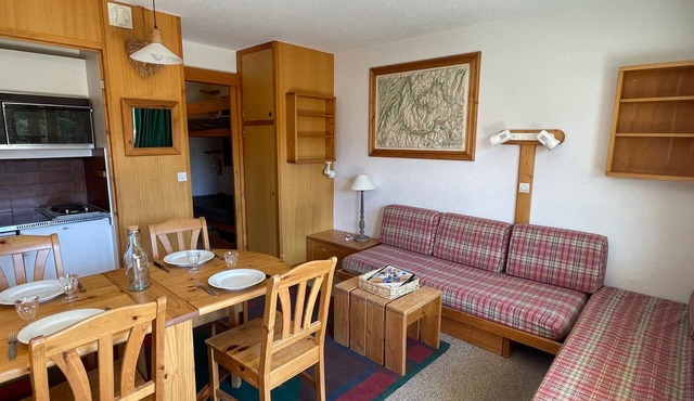 Cozy studio for 4 in Méribel Altiport, ski-in/ski-out in Méribel
