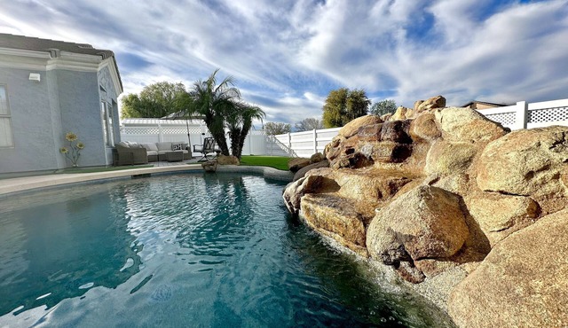 Custom home with heated pool! in Queen Creek